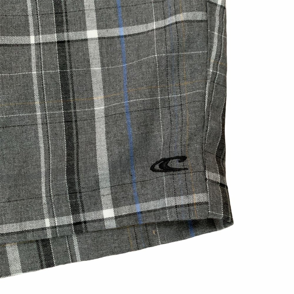 O'Neill Triumph Plaid Long Shorts NWOT Size 30 - Picture 7 of 10
